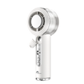 White FAN101 handheld cooling fan with compact portable design