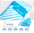 5 Sizes Vacuum Storage Bags for Closet Storage, suitcase