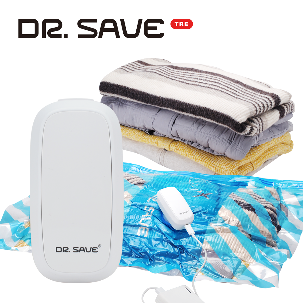 DR. SAVE TRE USB Plug-In Travel Vacuum Pump with Inflatable Function