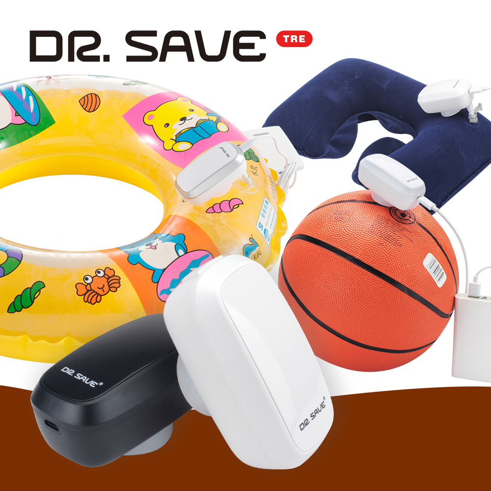 DR. SAVE TRE USB Plug-In Travel Vacuum Pump with Inflatable Function
